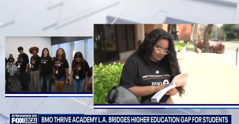 Good Day LA interview of BMO Thrive event and participating students