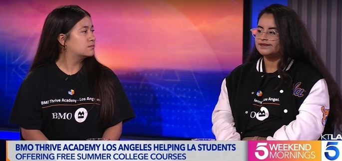 Thrive Scholars, Evelin Jimenez and Natalie Gutierrez